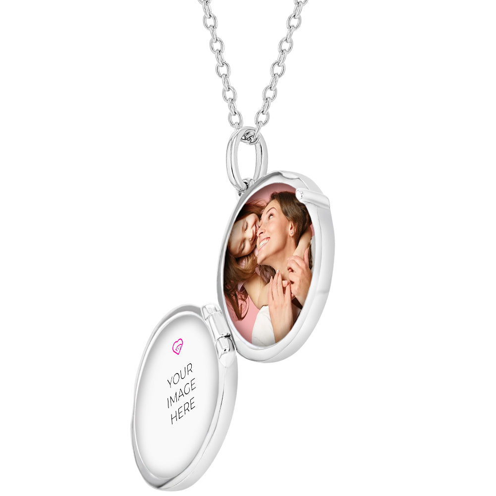 Personalised floating charms necklace