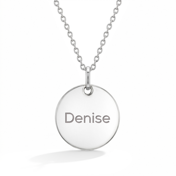 Classic Circle Girls Pendant Necklace