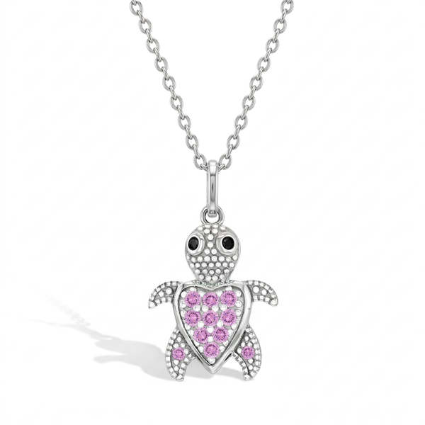 Adorable Turtle Children's Pendant Necklace