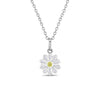 The Perfect Daisy Toddler/Kids/Girls Necklace Enamel - Sterling Silver