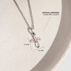 Tiny Open CZ Cross 11mm Toddler/Kids/Girls Necklace Religious - Sterling Silver