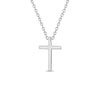 Small Cross 14mm Toddler/Kids/Girls Necklace Religious - Sterling Silver