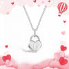 Locked Heart Kids / Children's / Girls Pendant - Sterling Silver