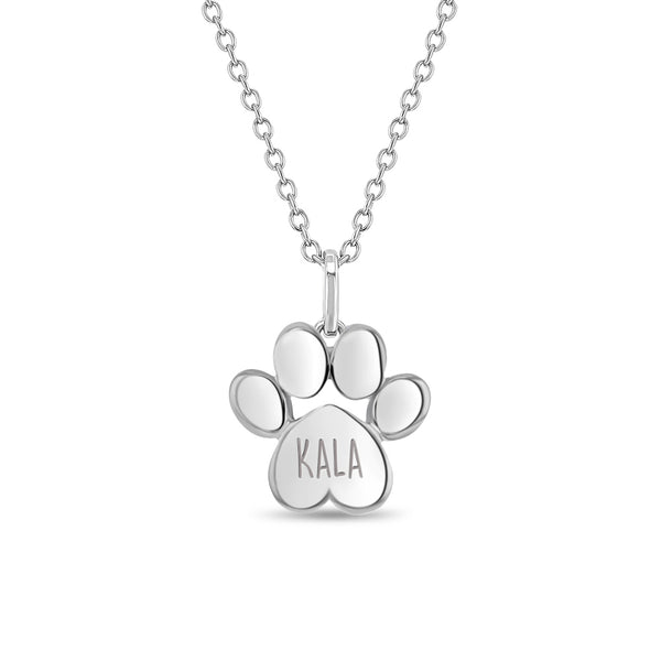 My Best Friends Paw Girls Pendant