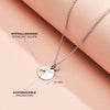 Heart Charmed Engravable  Kids / Girls Pendant/Necklace - Sterling Silver