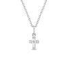 Dazzling CZ Cross  Kids / Children's / Girls Pendant/Necklace - Sterling Silver