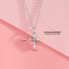 Opal Cross Kids / Children's / Girls Pendant/Necklace - Sterling Silver
