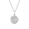 Saint Benedict Medal 13mm Toddler/Kids Necklace Religious - Sterling Silver