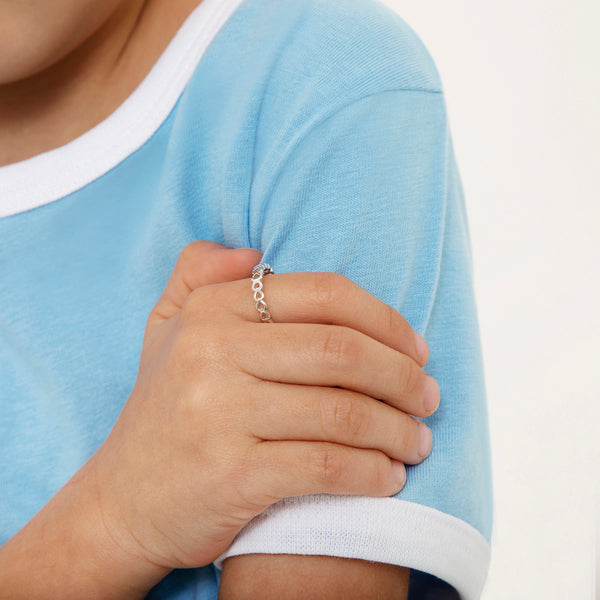 Band of Hearts Girls Ring