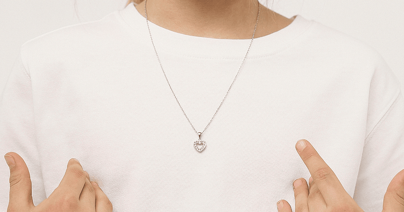 Girls' Flower Power Sterling Silver Necklace - in Season Jewelry