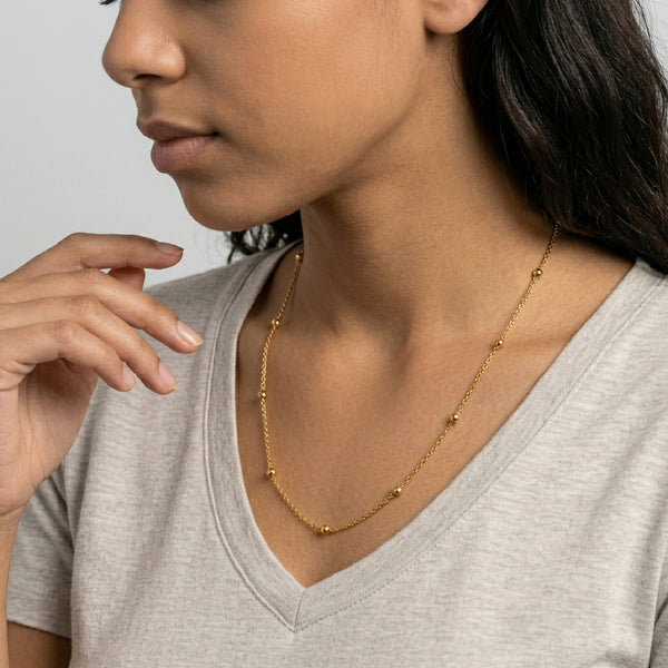 2mm Satellite Teen's Necklace