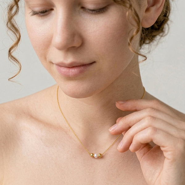 Pearl Stranded Teen's Necklace