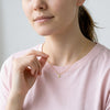14k Gold Tiny CZ Encrusted Star Clear Teen Pendant