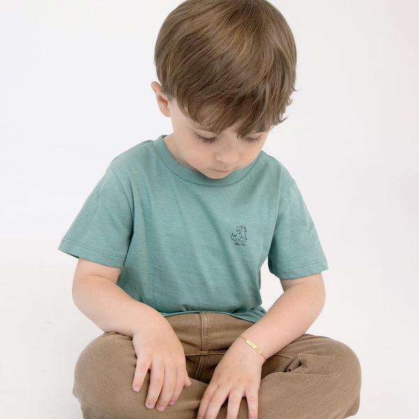 14k Engravable Car Cut Out Kids Bracelet