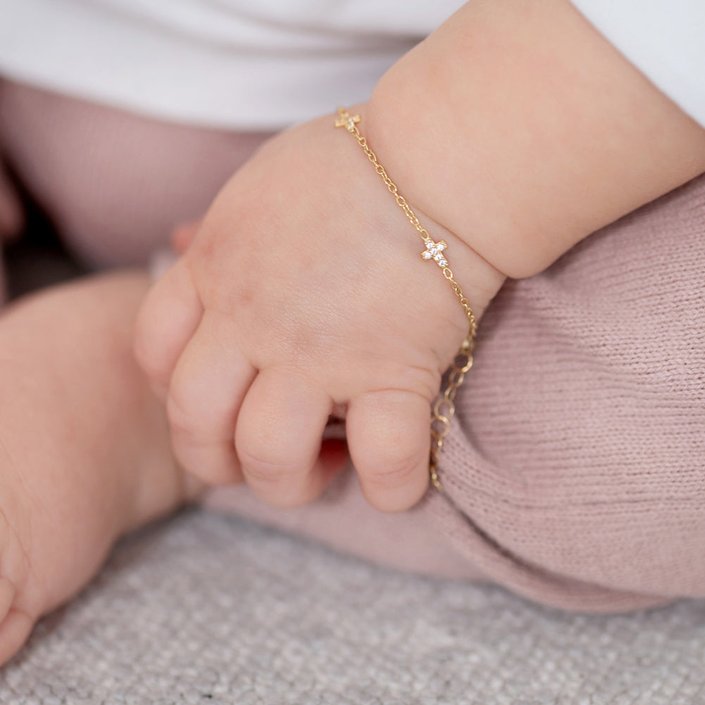 Newborn Infants Jewellery Jewellery Newborn Girl Gold Bracelet