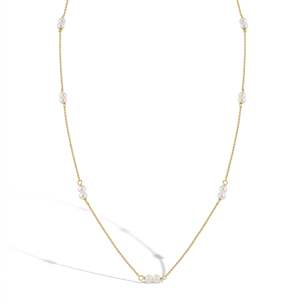 Tiny Pearls Layering Women's Necklace