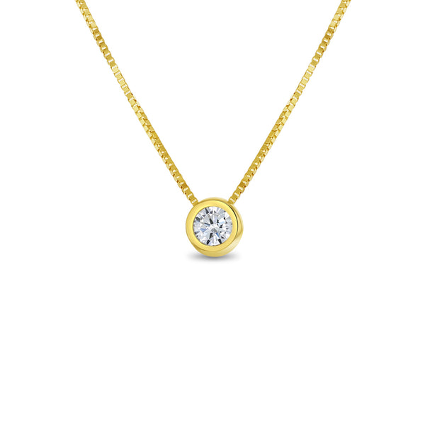 14k Halo Women's Pendant Necklace