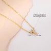 14k Gold Dainty CZ Cross 16" Kids / Children's / Girls Pendant/Necklace