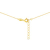 14k Gold Dainty CZ Cross 16" Kids / Children's / Girls Pendant/Necklace