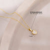 14k Gold Mother of Pearl Heart Women's Pendant/Necklace