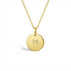 14k Gold Petite Classic Circle Toddler / Kids / Girls Pendant