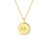 14k Gold Petite Classic Circle Toddler / Kids / Girls Pendant/Necklace