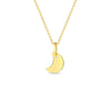 14k Gold Polished Moon Kids / Children's / Girls Pendant/Necklace