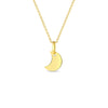 14k Gold Moon Women's Pendant