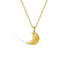 14k Gold Moon Women's Pendant