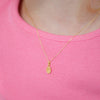 18k Gold Oval Virgin Mary Kids / Children's / Girls Pendant