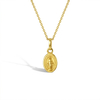 18k Gold Oval Virgin Mary Kids / Children's / Girls Pendant