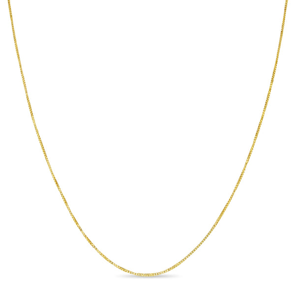 14k Classic 1mm Box Children's Necklace