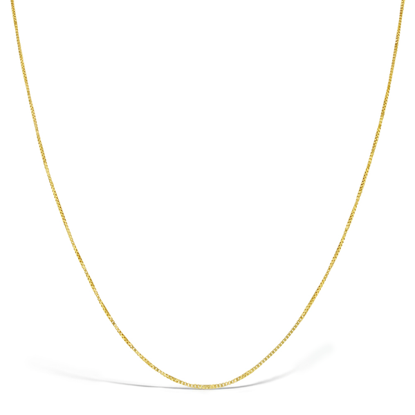 14k Classic 1mm Box Children's Necklace